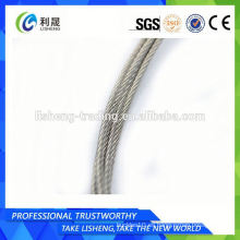 Cuerda de alambre de acero galvanizada caliente 6x7 2m m